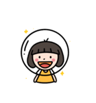 smiling girl :)（個別スタンプ：16）