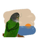 Momo＆Siousiou are conures（個別スタンプ：10）