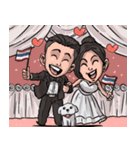 マスとバンクの結婚式 : Love Story（個別スタンプ：40）