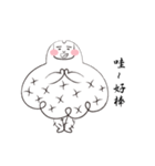 chubby man with leg hair（個別スタンプ：34）