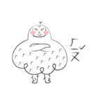 chubby man with leg hair（個別スタンプ：36）