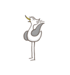 The unibrow Bird（個別スタンプ：11）