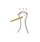 The unibrow Bird（個別スタンプ：14）