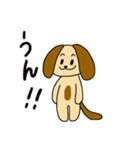 茶色い犬たちデス 新3（個別スタンプ：21）