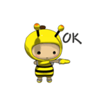 Tono.Q:Dressage show - bee costume（個別スタンプ：13）