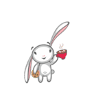 Cute Happy Rabbit（個別スタンプ：5）