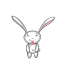 Cute Happy Rabbit（個別スタンプ：14）