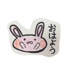 うさぎ  挨拶（個別スタンプ：1）