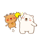 Dear Deer＆White Bear(Daily Life)（個別スタンプ：12）