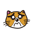 Thick eyebrows 2/cat（個別スタンプ：8）