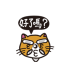 Thick eyebrows 2/cat（個別スタンプ：11）