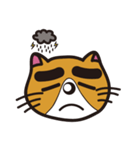 Thick eyebrows 2/cat（個別スタンプ：17）