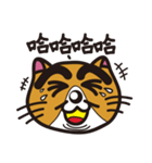 Thick eyebrows 2/cat（個別スタンプ：19）