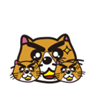 Thick eyebrows 2/cat（個別スタンプ：22）