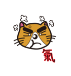 Thick eyebrows 2/cat（個別スタンプ：25）