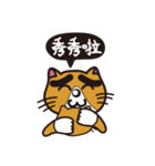 Thick eyebrows 2/cat（個別スタンプ：38）