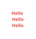 Say Hello in English Language（個別スタンプ：18）