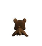 Moving Baby Bear (ENG)（個別スタンプ：7）