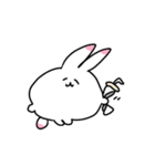 mothi rabbit2（個別スタンプ：21）