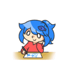 Blue Fish Boom Boom Boom！（個別スタンプ：8）