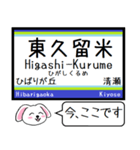 私鉄 池袋線 いまこの駅だよ！タレミー（個別スタンプ：14）