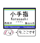 私鉄 池袋線 いまこの駅だよ！タレミー（個別スタンプ：19）