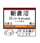 私鉄の日光線 いまこの駅だよ！タレミー（個別スタンプ：8）