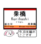 私鉄の日光線 いまこの駅だよ！タレミー（個別スタンプ：22）