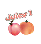 Lovely fruit greeting words.（個別スタンプ：1）