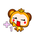 Happy small monkey coming（個別スタンプ：5）