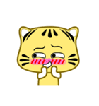 cute striped cat is coming（個別スタンプ：32）