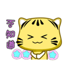 Small cute striped cat coming（個別スタンプ：20）