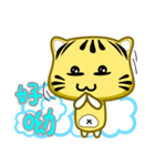 Cute striped cat. CAT01（個別スタンプ：13）