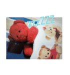 The red bear（個別スタンプ：3）