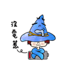 Crazy Hat ＆ Calm witch（個別スタンプ：4）