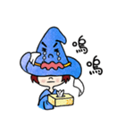 Crazy Hat ＆ Calm witch（個別スタンプ：10）