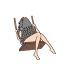 A fish with sexy legs（個別スタンプ：7）