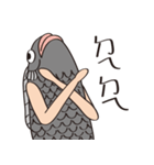 A fish with sexy legs（個別スタンプ：14）