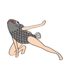 A fish with sexy legs（個別スタンプ：18）
