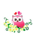 Cute Owl-1（個別スタンプ：3）