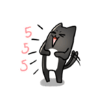 FBlack Cat 1（個別スタンプ：37）