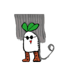 radish man with hairy legs（個別スタンプ：2）