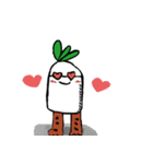 radish man with hairy legs（個別スタンプ：9）