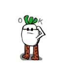 radish man with hairy legs（個別スタンプ：11）