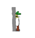 radish man with hairy legs（個別スタンプ：30）