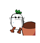 radish man with hairy legs（個別スタンプ：35）