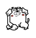 BadWhiteDog（個別スタンプ：12）