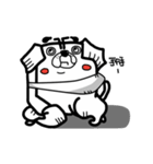 BadWhiteDog（個別スタンプ：18）