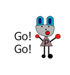 Simple Rabbit Toto（個別スタンプ：8）