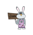 absurd rabbits（個別スタンプ：3）